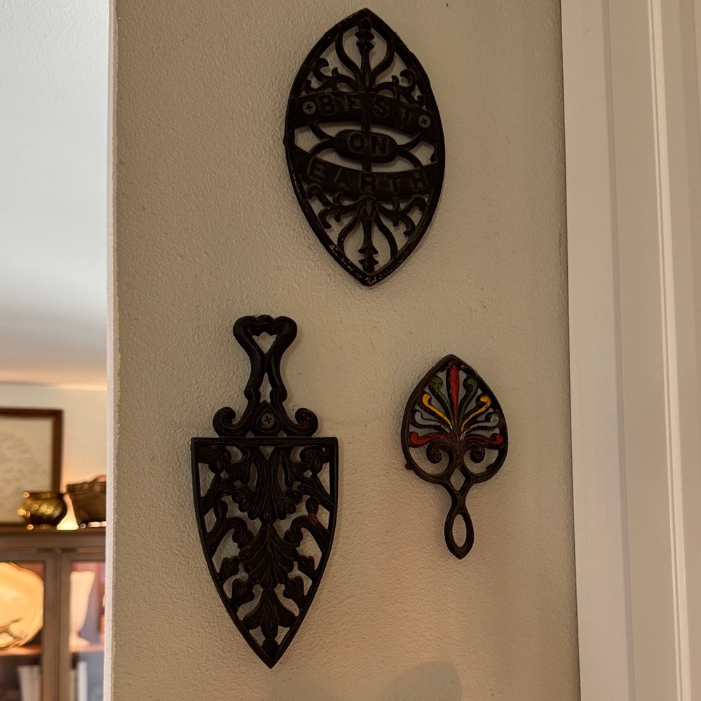 Collection of 7 Vintage Trivets